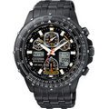 Citizen Men's Eco Drive Black Eagle Skyhawk A-T Black Bracelet Watch